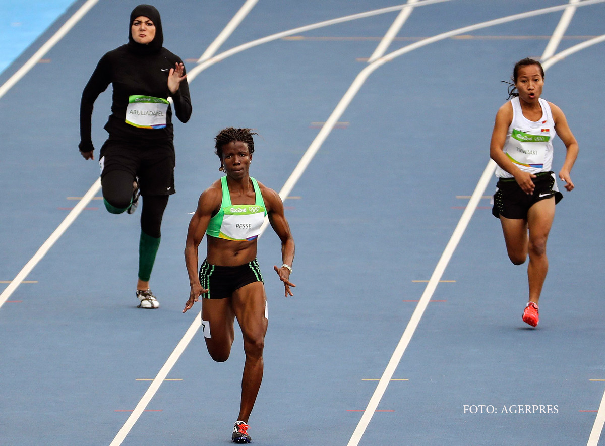 Kariman Abuljadayel, reprezentanta Arabiei Saudite la proba de 100m de la JO de la Rio 2016, a reusit sa ajunga pe locul 7