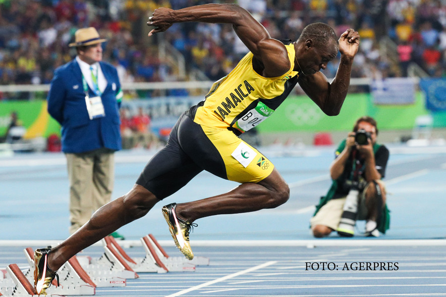 "Fulgerul" Usain Bolt, a treia victorie olimpica consecutiva la 100 de metri. Rivalul sau, fluierat de public