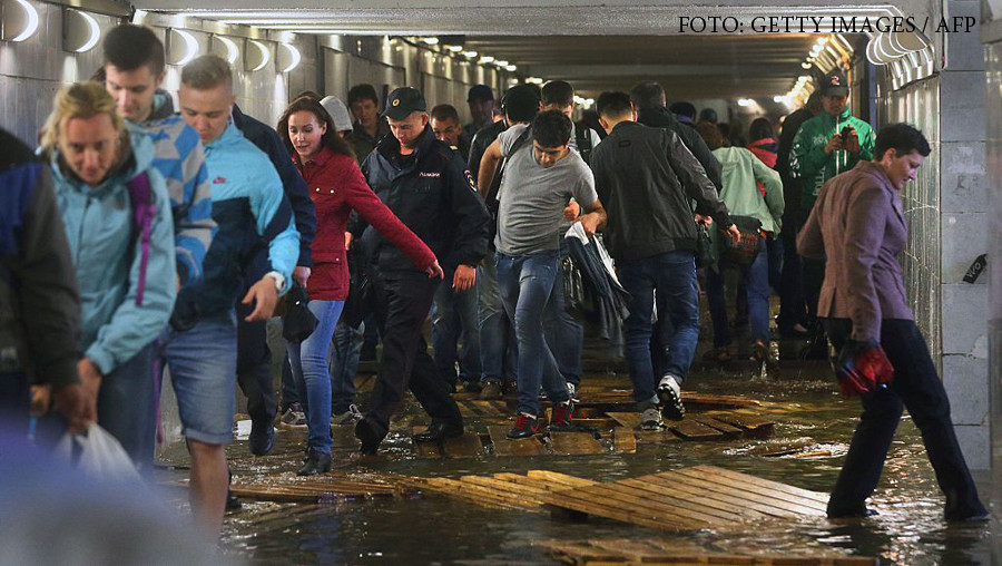 inundatii Moscova, metrou