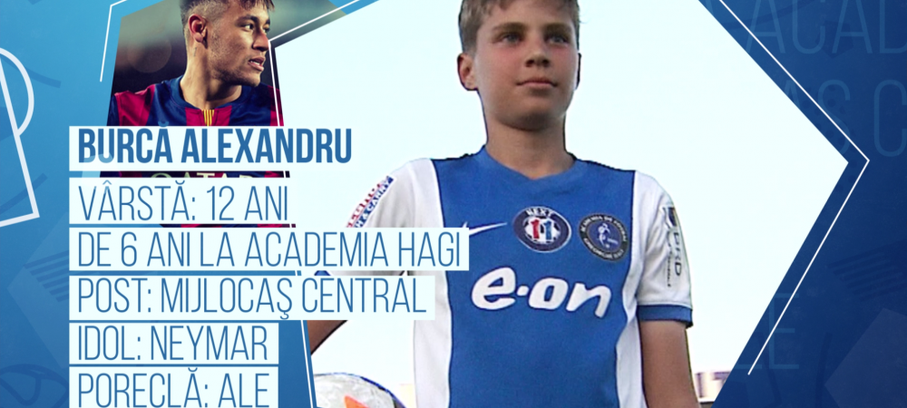 Campionii Viitorului | El este viitoarea bijuterie a lui Hagi. Vrea sa ajunga ca Neymar si sa il intalneasca pe Zidane