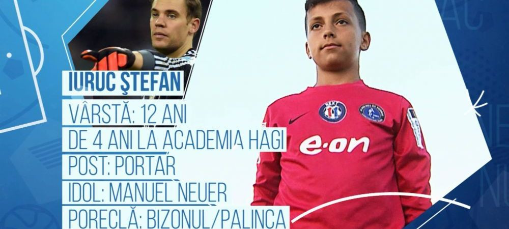 Campionii Viitorului | Hagi il antreneaza pe "Micul Neuer" la Academie. El este urmasul lui Tatarusanu in poarta nationalei