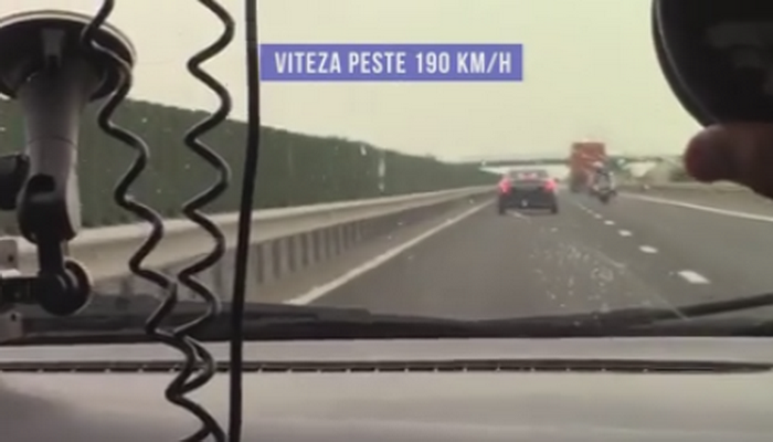 La vanatoare de greseli pe Autostrada Soarelui. Ce a patit soferul unui Aston Martin prins cu un mic defect la lumini
