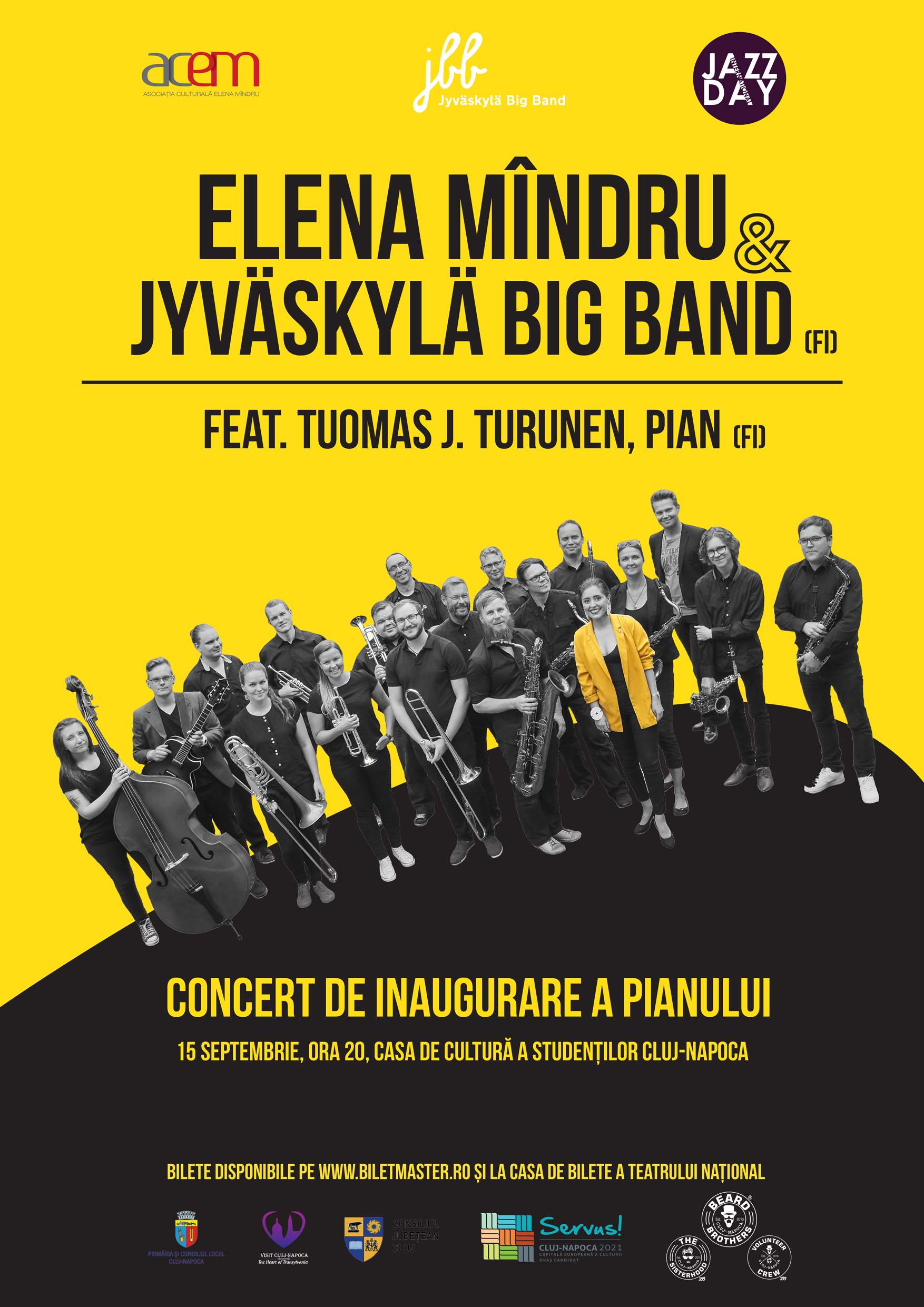 Un concert extraordinar de JAZZ incheie campania: „Dati 1 ban pentru pian”