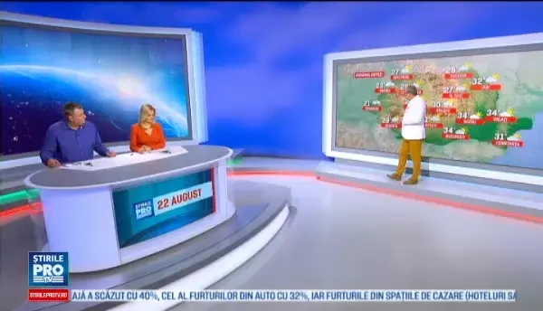 Instabilitate atmosferica in toata tara, luni. Canicula in mai multe zone si ploi puternice spre seara