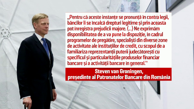 Steven van Groningen, seful patronatelor bancare din Romania