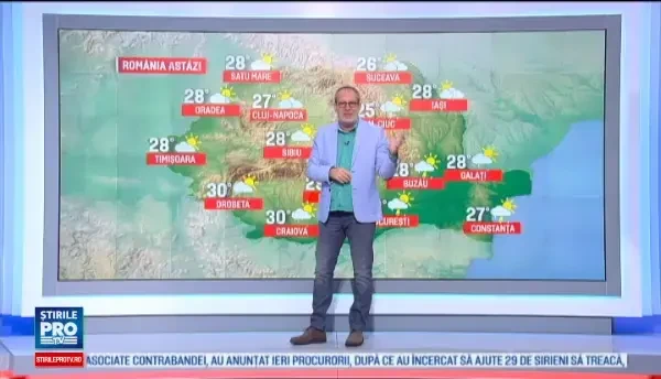 Ploi puternice la munte, in sud si centru, miercuri. Ziua in care vremea se incalzeste considerabil