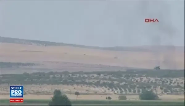 Tancuri ale Turciei au patruns pe teritoriul Siriei si trag spre pozitiile Statului Islamic. Reactia guvernului sirian
