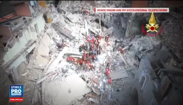 Cinci romani au murit in cutremurul din Italia, 11 sunt dati disparuti. Mi-a luat Dumnezeu tot ce am avut mai drag pe lume