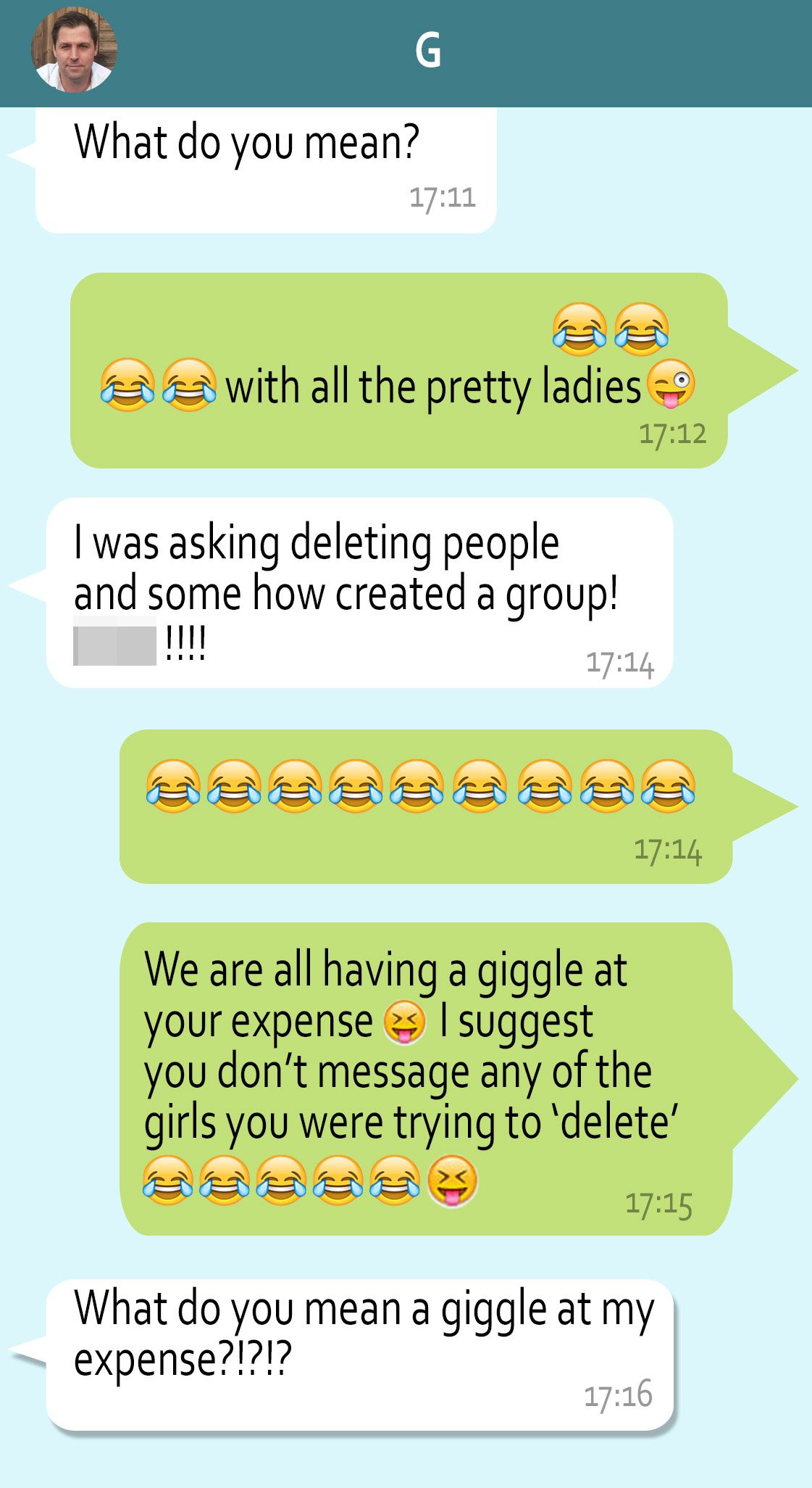 Ce a patit acest barbat dupa ce a adaugat numerele de telefon a 250 de femei intr-un grup de WhatsApp. "O meriti, prietene"