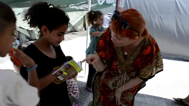 romani, voluntari tabere refugiati