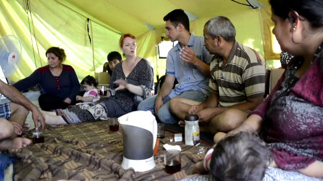 romani, voluntari tabere refugiati
