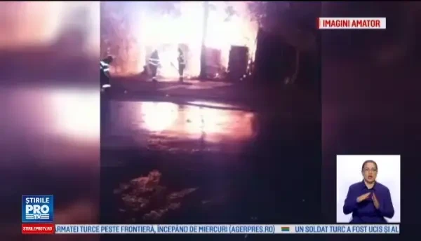 Incendiu de proportii in cartierul Tei din Capitala. Nimeni nu stie de la ce a izbucnit focul