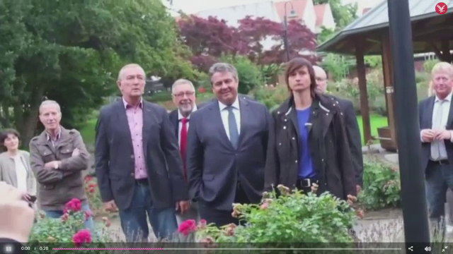 Vicecancelarul german le-a aratat degetul mijlociu unor neo-nazisti. Reactia sincera a politicianului dupa incident