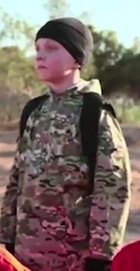 copil ISIS executie