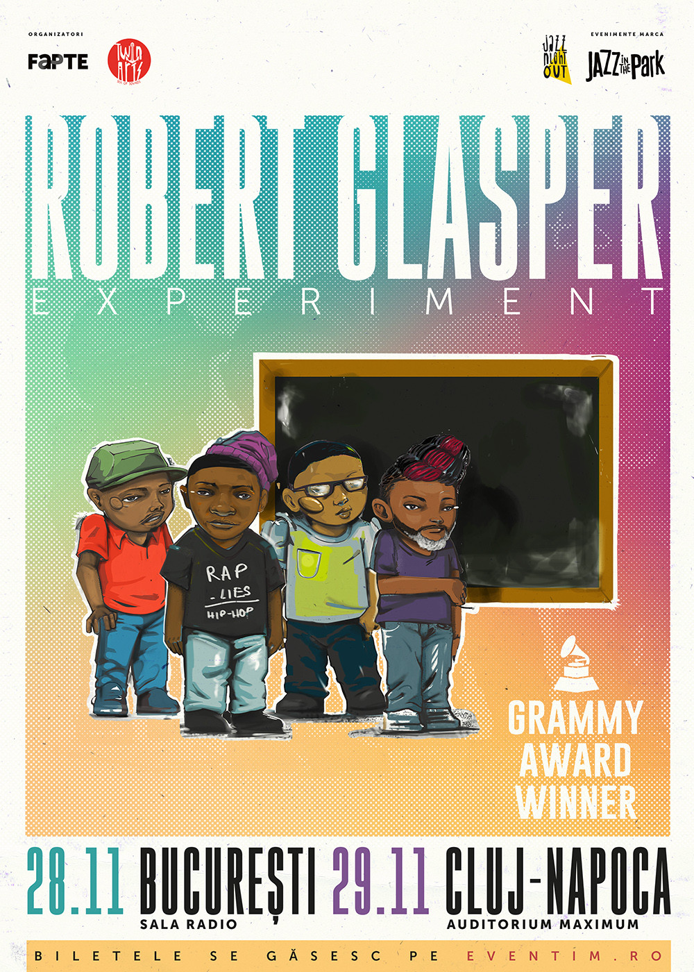 Pianistul Robert Glasper concerteaza pentru prima data in Romania. Avangarda jazz-ului american, in Cluj si Bucuresti