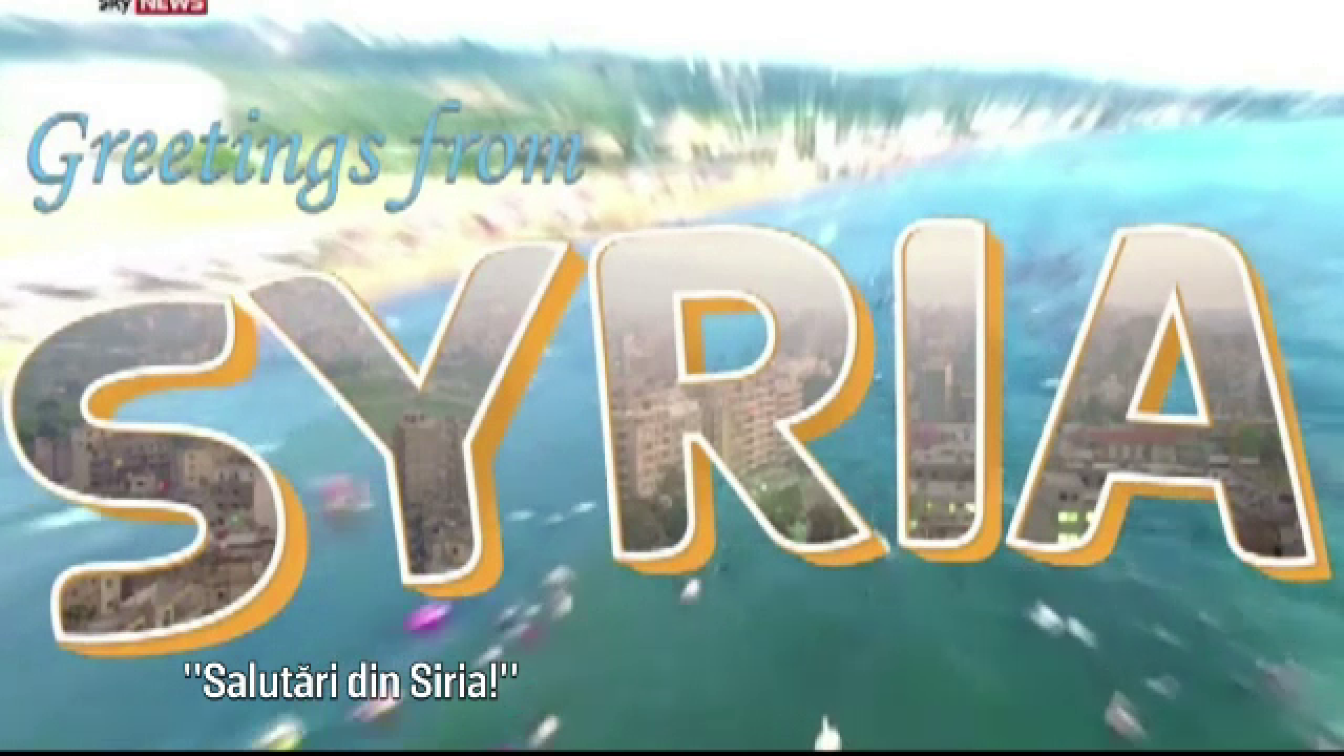 Siria, transformata in paradis intr-un clip de promovare pentru turisti. Imaginile mortii, inlocuite cu plaje si palmieri