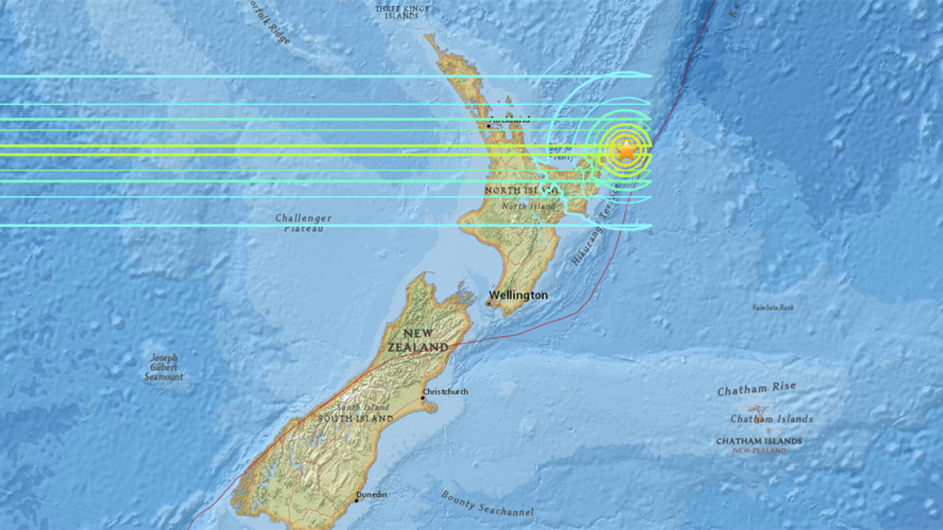 Alerta de tsunami in Noua Zeelanda, dupa un cutremur de magnitudine 7,1. Zonele de coasta au fost evacuate