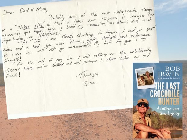 scrisoare Steve Irwin