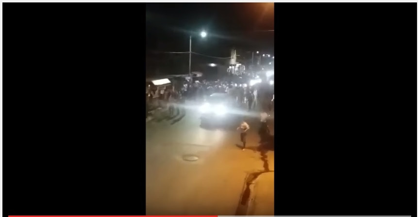 Presedintele Venezuelei, fugarit in timpul vizitei pe insula Margarita. Intregul incident a ajuns pe retelele de socializare