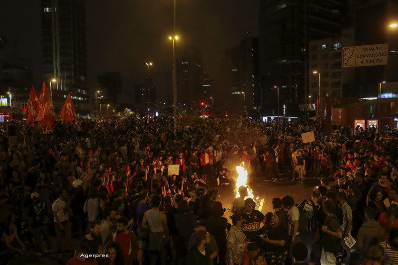 100.000 de oameni au protestat in Brazilia. Presedintele Temer: "Nu sunt mai mult de 40 de oameni in strada"