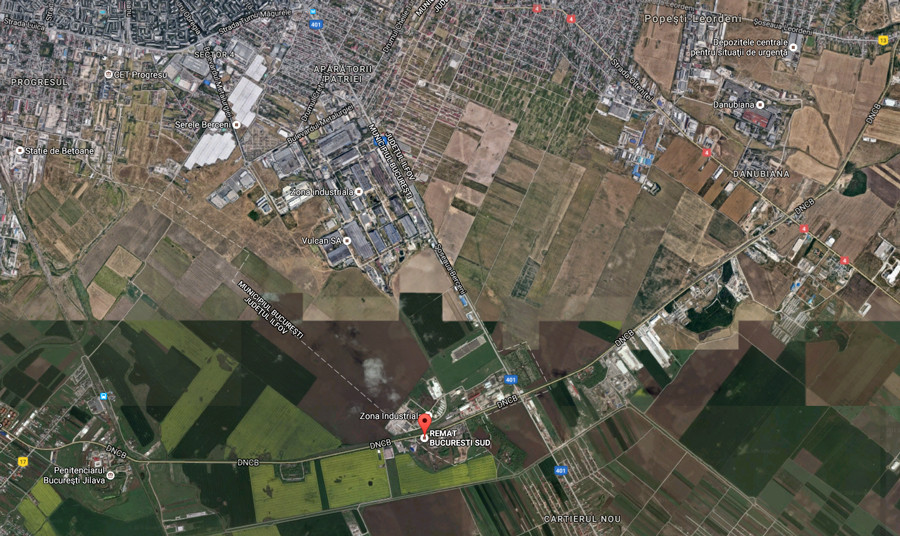 harta incendiu Berceni