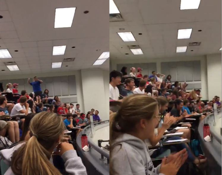 Gestul acestui student i-a adus lui si colegilor sai nota 10 la examen. Ce pariu a pus cu profesorul. VIDEO