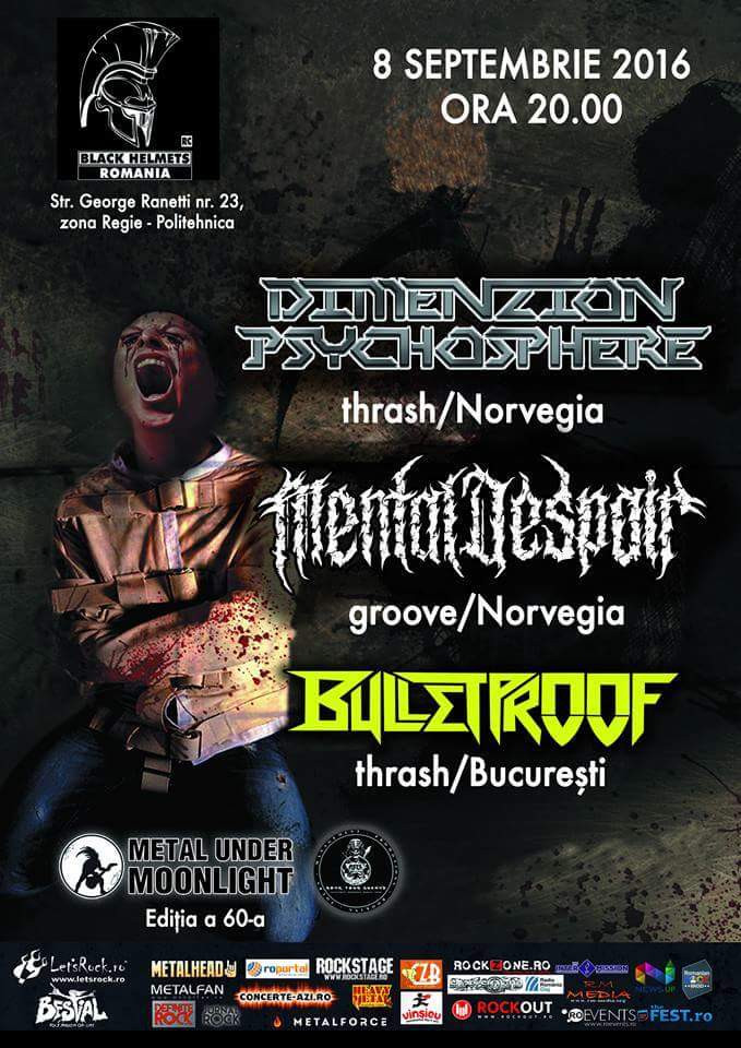 Miscarea pentru underground. Razvan are doar 16 ani, dar canta thrash metal cu trupa pe care a infiintat-o: Bulletproof
