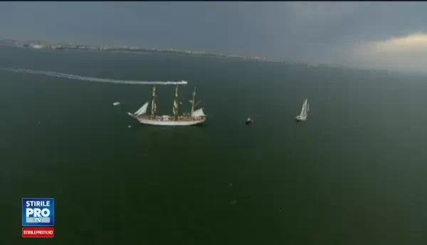 Al doilea cel mai mare velier din lume, la Regata Marii Negre de la Constanta. Asa ceva in Romania nu s-a mai facut