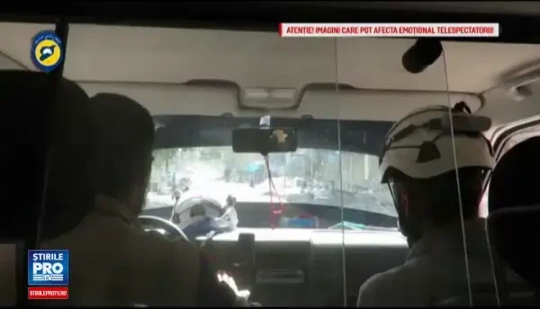 Guvernul sirian, acuzat ca a aruncat bombe cu clor asupra orasului Alep. Imagini tulburatoare cu victimele atacului. VIDEO