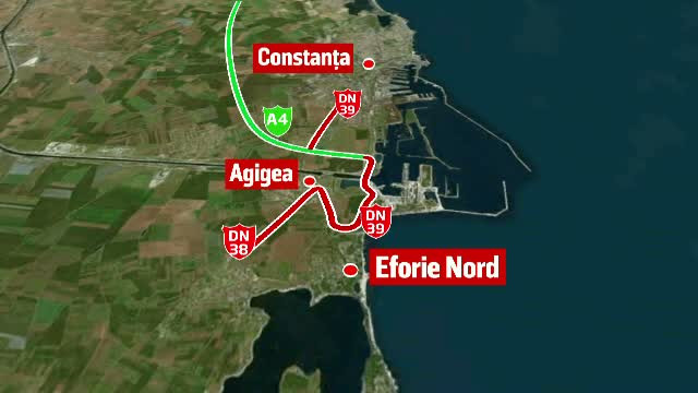 Circulatia rutiera pe podul de la Agigea va fi inchisa in perioada 12 septembrie - 30 noiembrie. Care va fi ruta ocolitoare