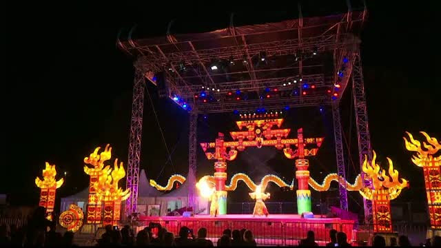 Viena s-a umplut de culoare gratie unui festival al luminilor, organizat de chinezi