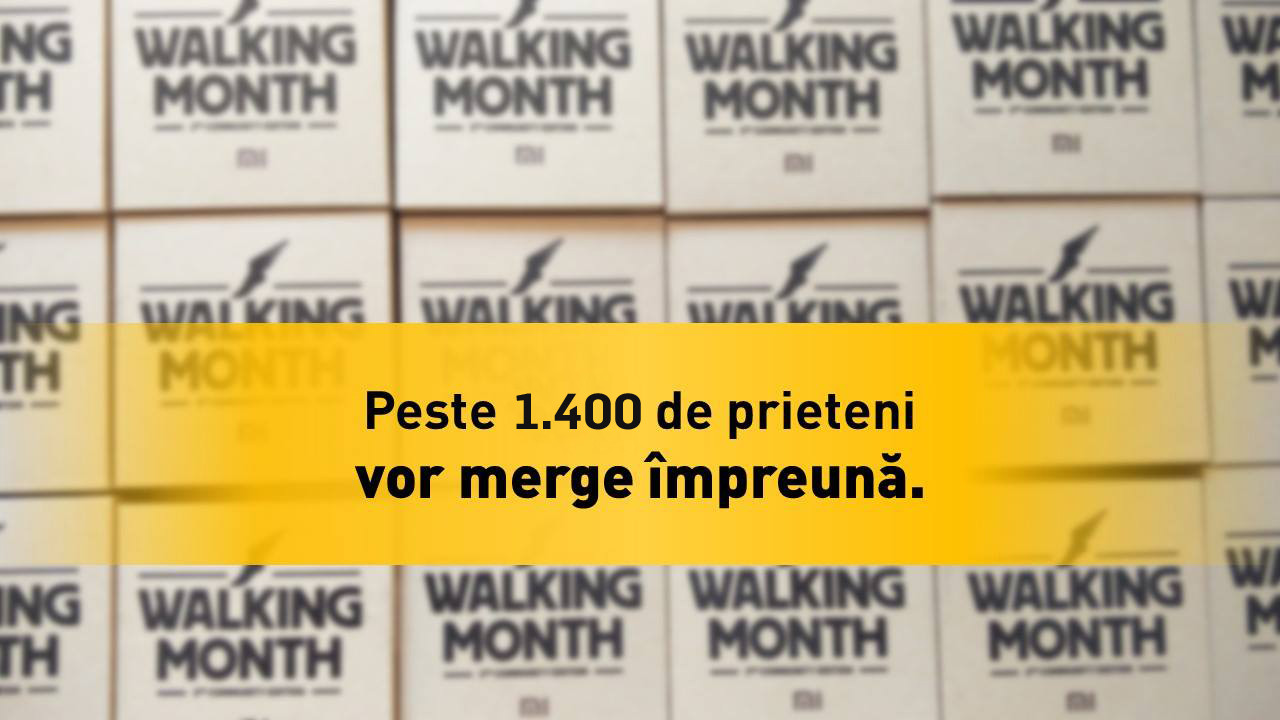 WALKING MONTH 2016: Record de inscrieri la concursul caritabil organizat pentru copiii care nu pot umbla