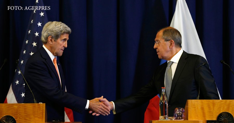 Lavrov si Kerry semneaza acordul privind Siria