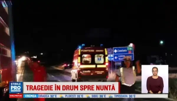 Drama pe un drum national in Constanta. Un barbat de 74 de ani si sotia lui au murit, iar 5 persoane sunt ranite, in accident