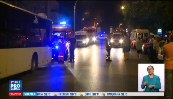 Un autobuz RATB a semanat teroare pe o strada din sectorul 5. Am auzit o bubuitura, parca ar fi fost cutremur