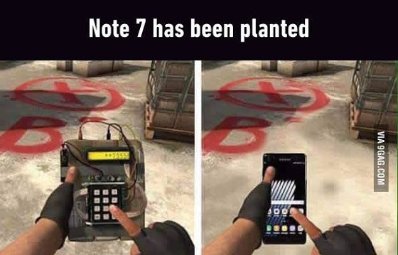 iLikeIT. Toate glumele si parodiile despre Galaxy Note 7 si iPhone 7. Internetul rade de cei doi giganti IT