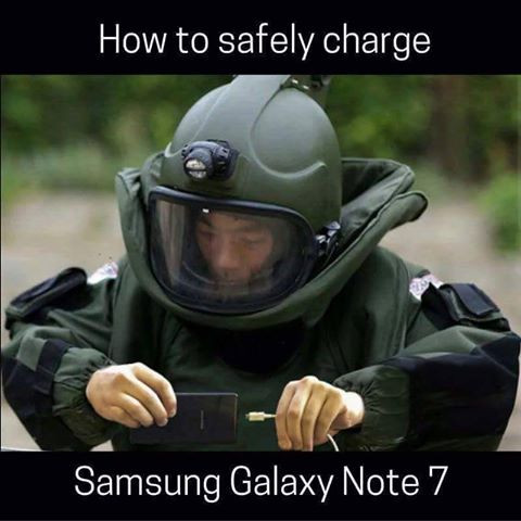 Parodie despre Note 7