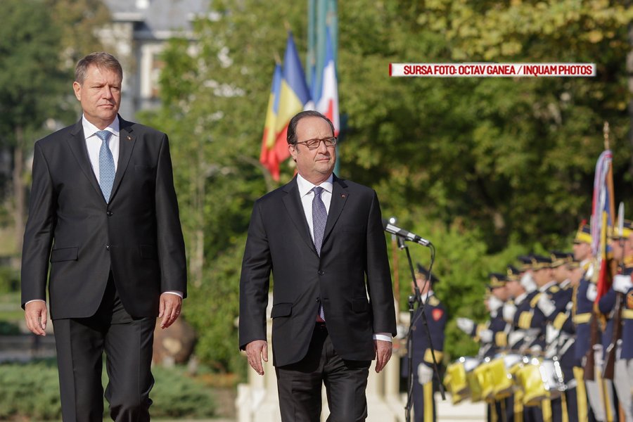 Francois Hollande si Klaus Iohannis