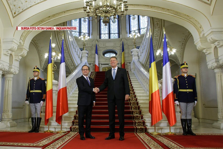 Francois Hollande si Klaus Iohannis