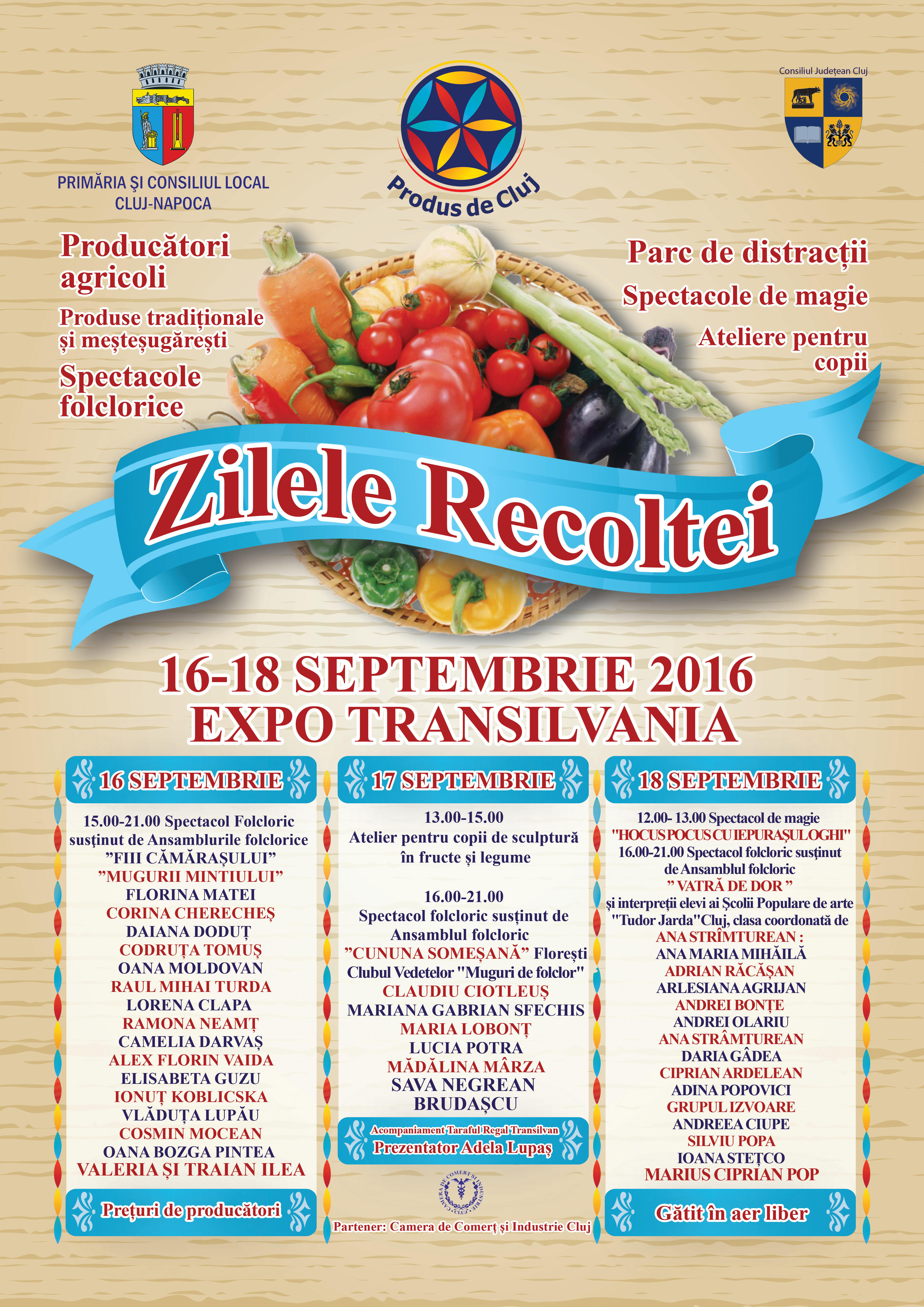 „Zilele Recoltei” la Cluj-Napoca