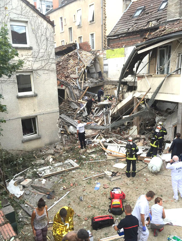 Explozie puternica in orasul francez Dijon. Cel putin 18 persoane au fost ranite. VIDEO