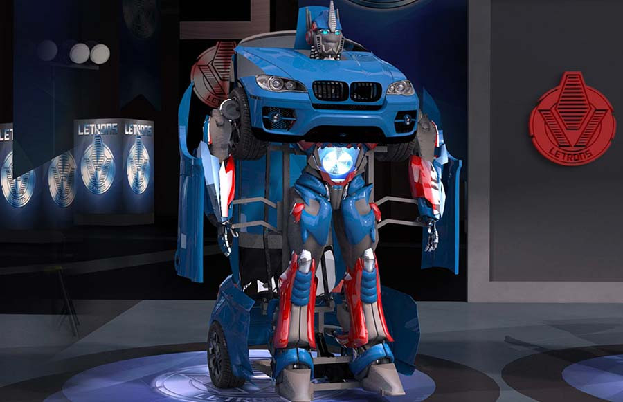 Optimus Prime in varianta cat se poate de reala. Fabulos: ce se intampla cu acest BMW cand apesi pe un buton