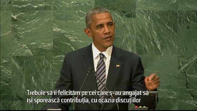 Obama a felicitat statele care au acceptat sa primeasca mai multi refugiati. Anuntul premierului Dacian Ciolos