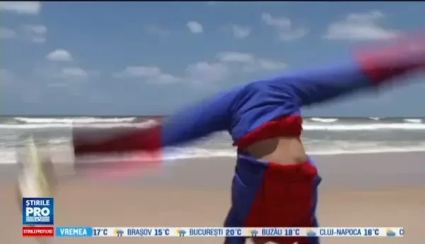 Isi indoaie corpul in feluri nebanuite si spera sa poata pleca din Fasia Gaza cu ajutorul talentului sau. Ce spune mama lui