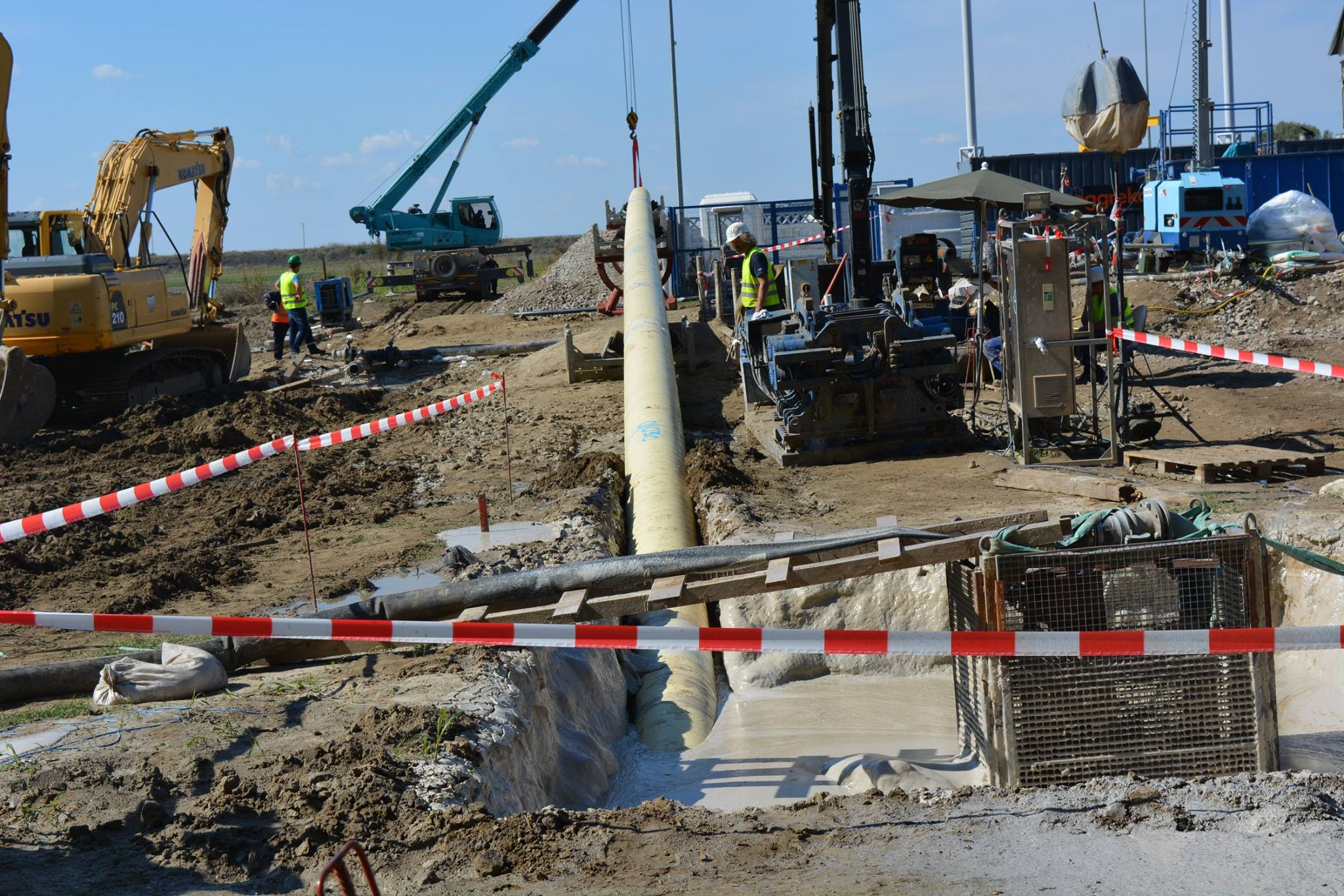 Romania si Bulgaria sunt interconectate la o conducta de gaze de 2 kilometri: "Cea mai mare lucrare de acest gen din Europa"