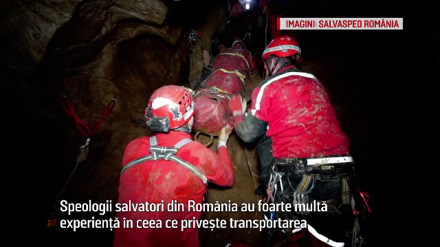 Exercitiu in Pestera cu Ferigi, la care au participat speologi din 10 tari. Cum a fost "salvata" o tanara blocata la 100m