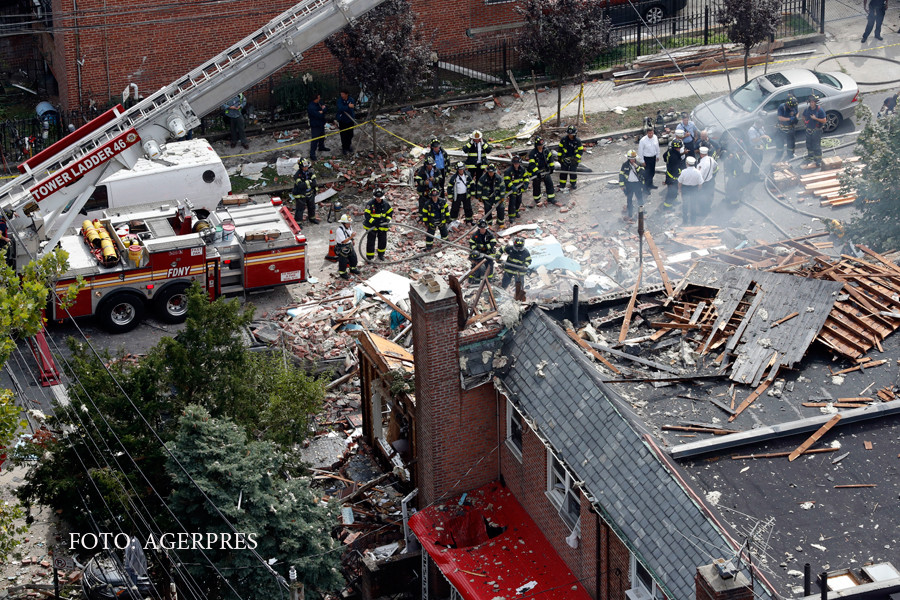 Explozie in New York, la un laborator de producere a drogurilor. Un comandant al pompierilor a fost ucis