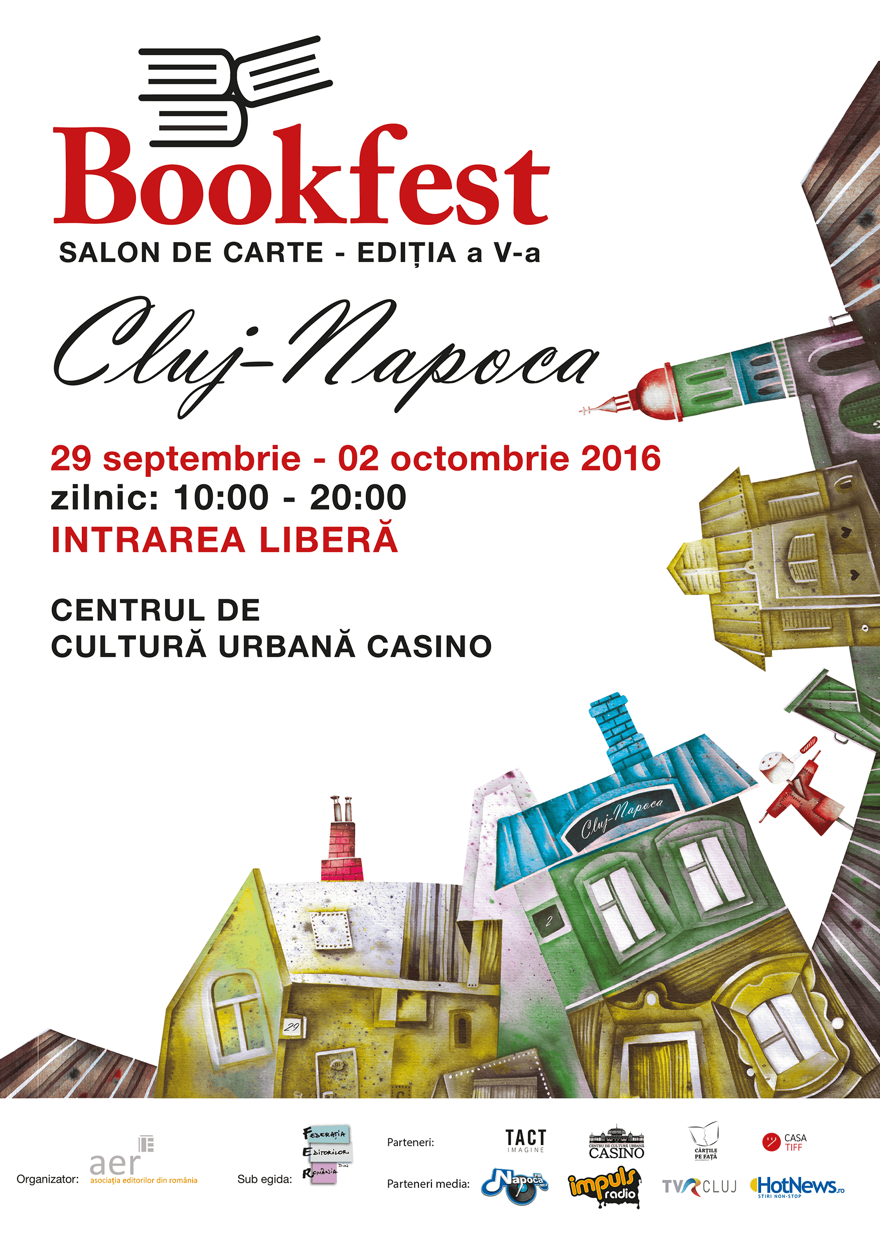 Salonul de Carte Bookfest revine la Cluj-Napoca cu a cincea editie