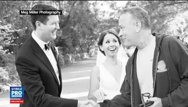 Surpriza de proportii chiar in ziua nuntii. Cine a aparut intre miri chiar in timpul sedintei foto