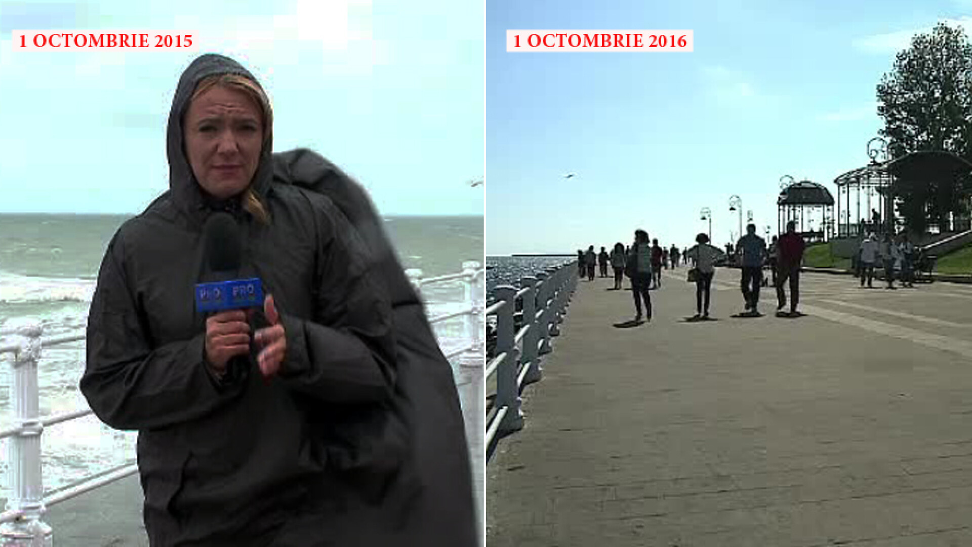 Vreme de vara pe Litoral in acest week-end. Anul trecut, la 1 octombrie era practic iarna